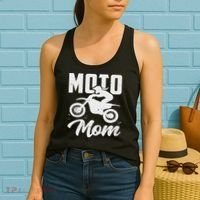 Moto Mom Motocross Dirt Bike Mother's Day Women's Tank Top thumb 2