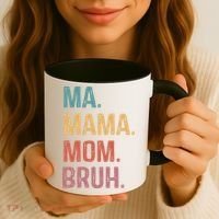 Ma Mama Mom Bruh Mommy Funny Saying Mother Coffee Mug thumb 3