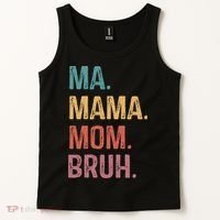 Ma Mama Mom Bruh Mommy Funny Saying Mother Tank Top thumb 2