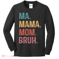 Ma Mama Mom Bruh Mommy Funny Saying Mother Kids Long Sleeve Shirt thumb 0