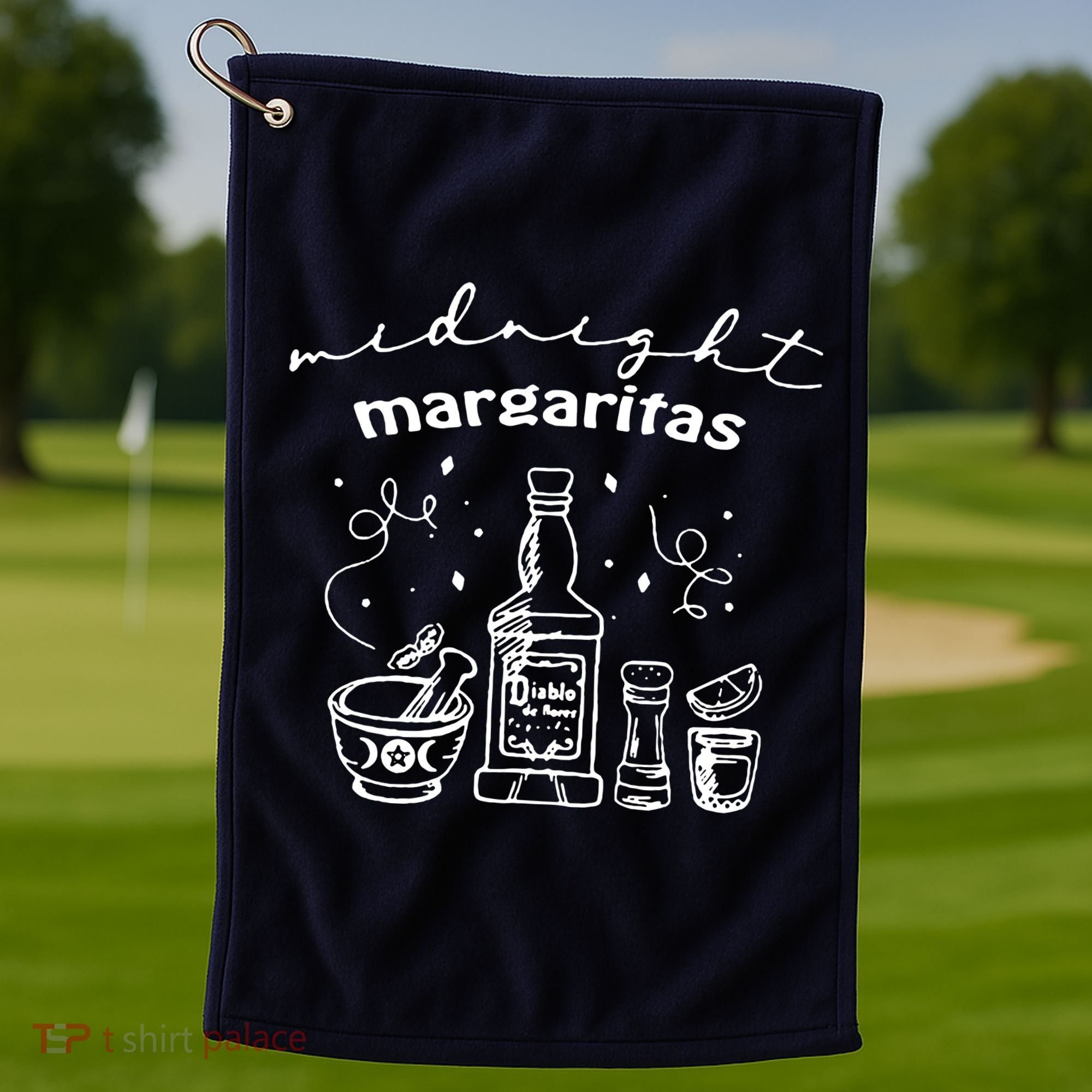 Midnight Margaritas Golf Towel