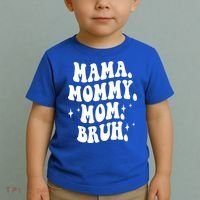 Mama Mommy Mom Bruh Funny Mom Mothers Day Gift Toddler T-Shirt thumb 2