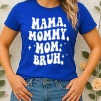 Mama Mommy Mom Bruh Funny Mom Mothers Day Gift Women's T-Shirt thumb 2