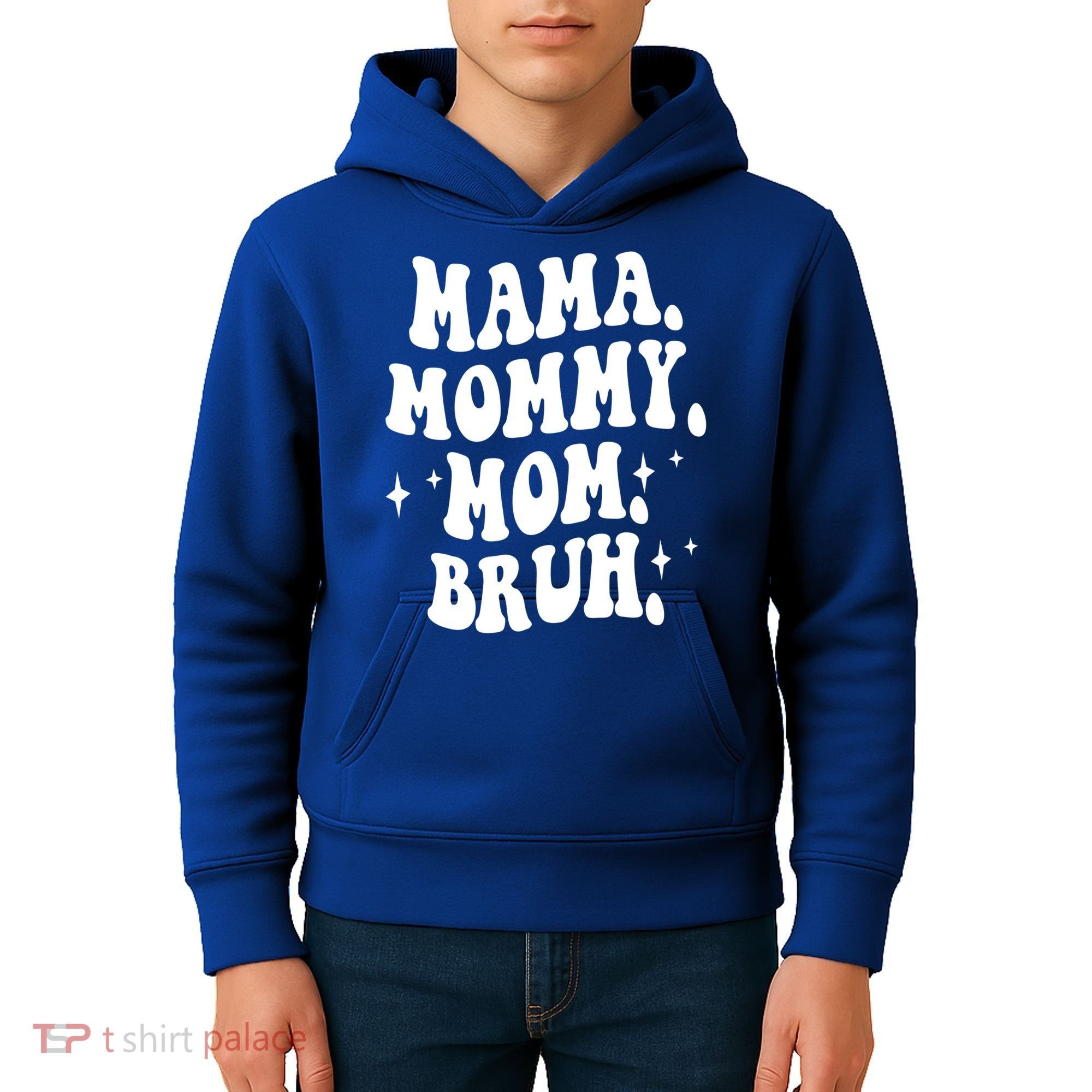 Mama Mommy Mom Bruh Funny Mom Mothers Day Gift Kids Hoodie