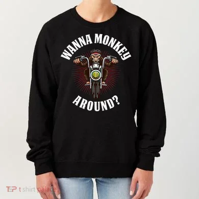 Monkey Motorcycle Women's Sweatshirt