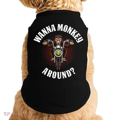 Monkey Motorcycle Doggie Tank