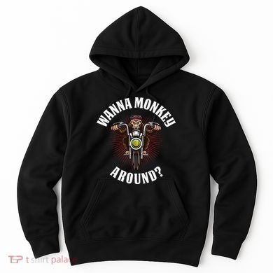 Monkey Motorcycle Hoodie