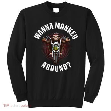 Monkey Motorcycle Sweatshirt