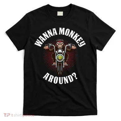 Monkey Motorcycle T-Shirt