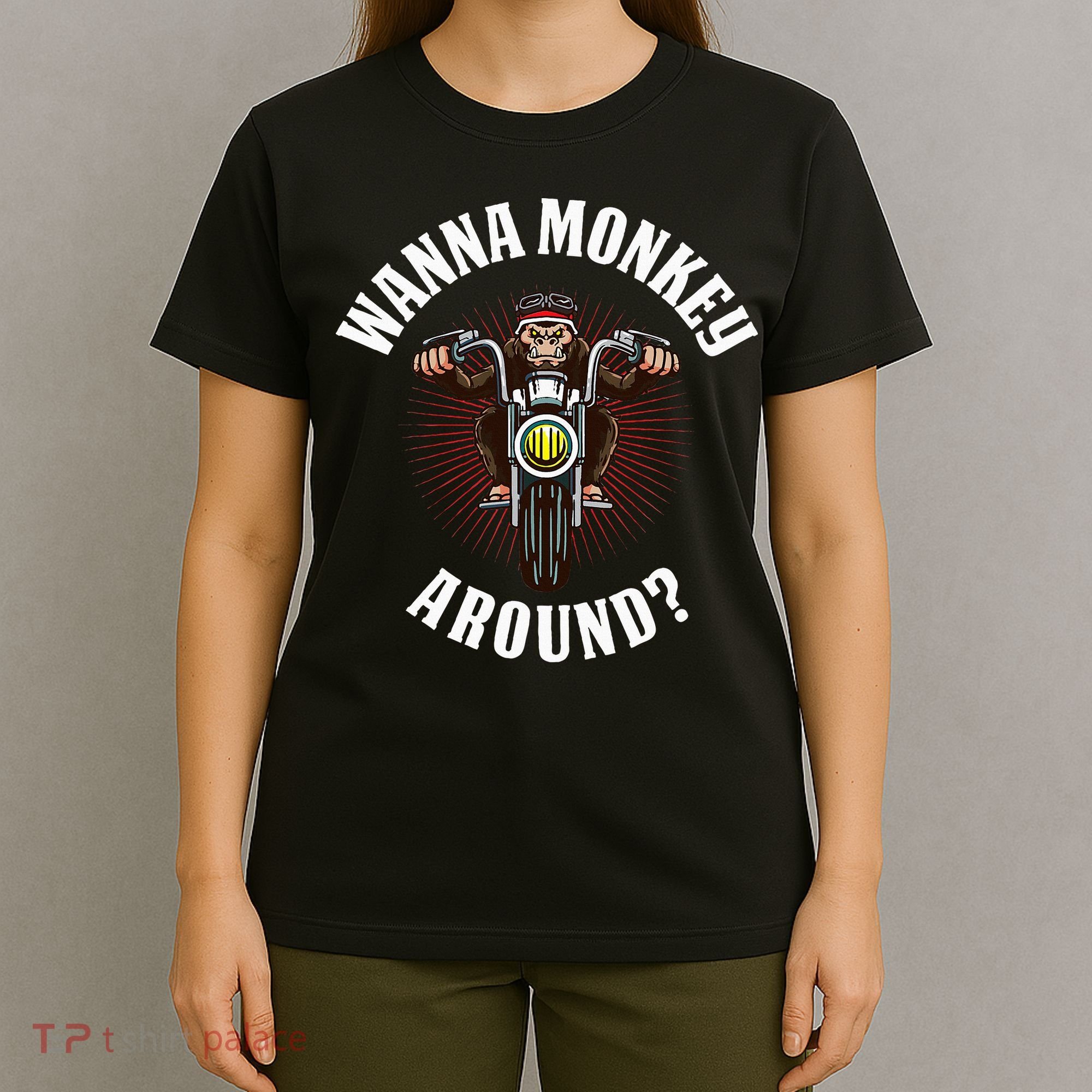 Monkey Motorcycle T-Shirt