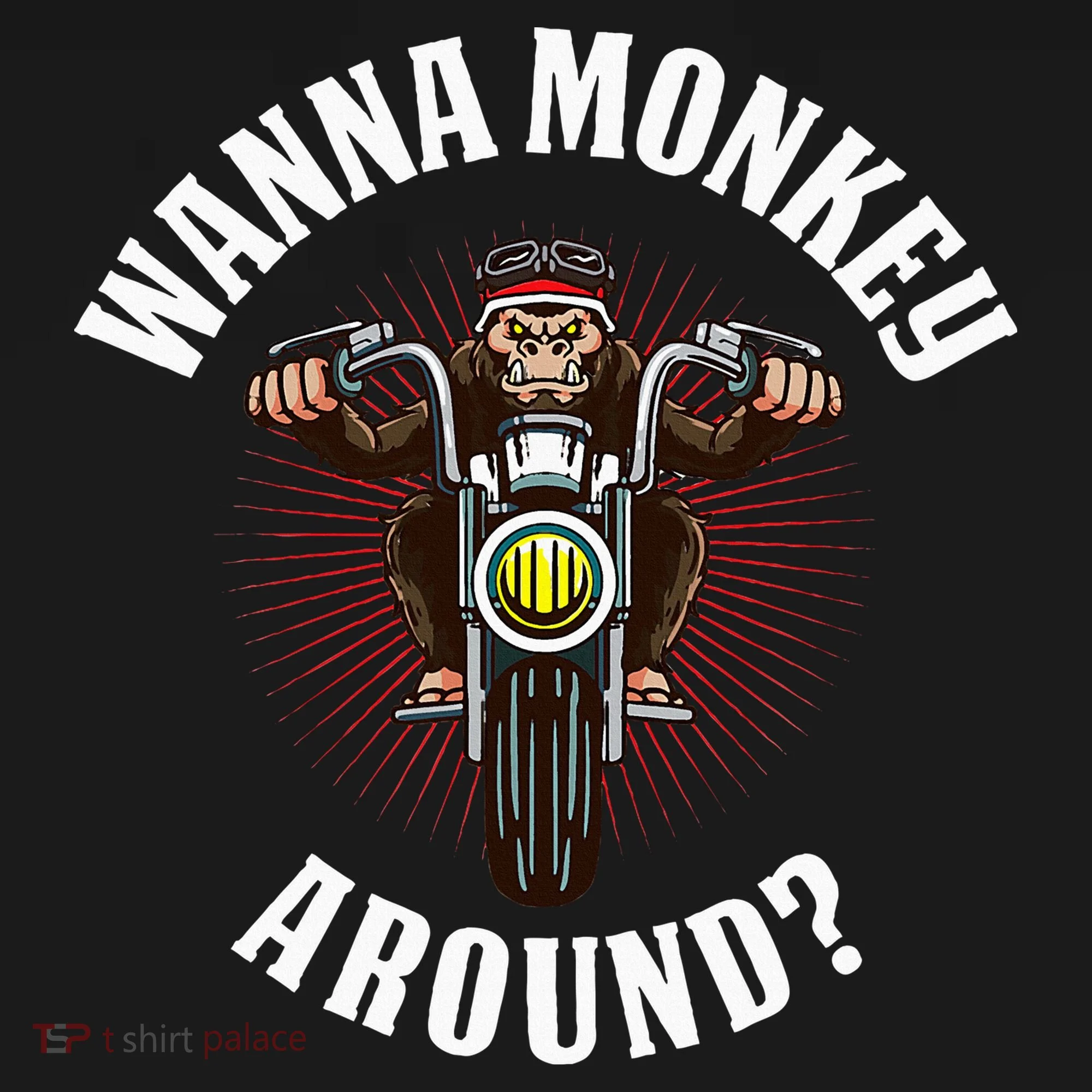 Monkey Motorcycle Pajama Set