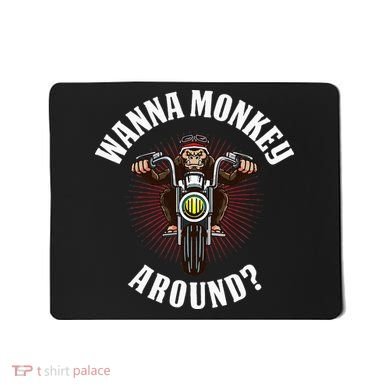 Monkey Motorcycle Mousepad