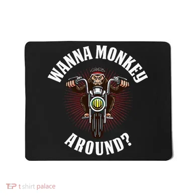 Monkey Motorcycle Mousepad