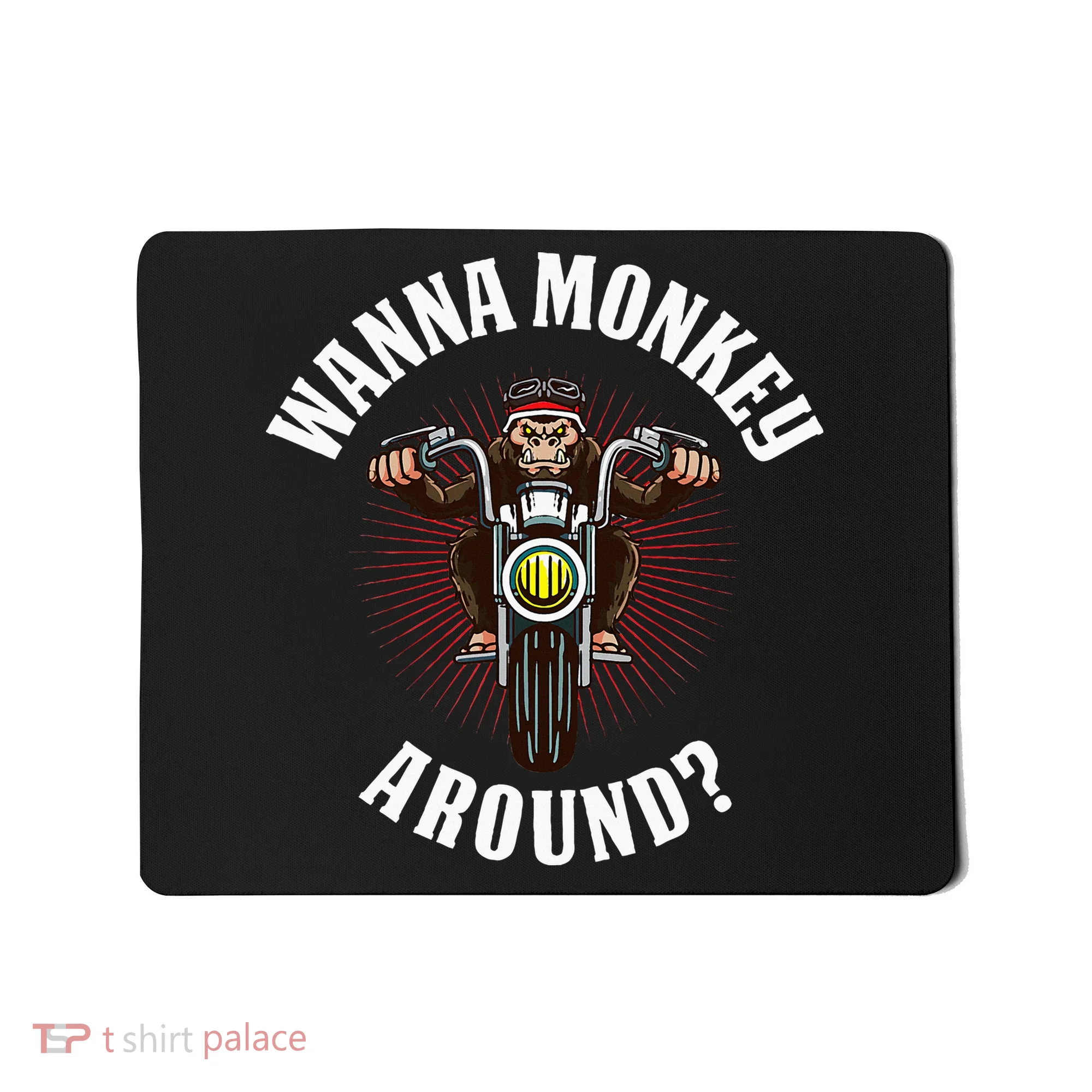 Monkey Motorcycle Mousepad