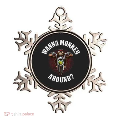 Monkey Motorcycle Ornament