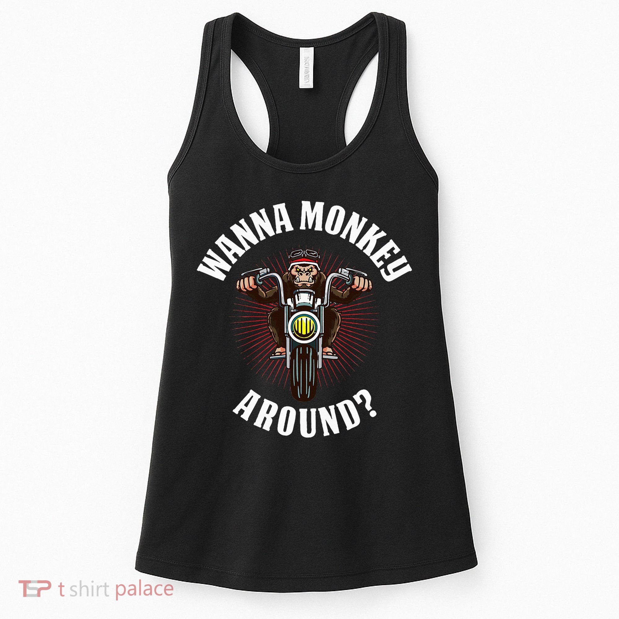 Monkey Motorcycle Women's Tank Top