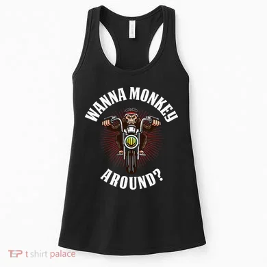 Monkey Motorcycle Women's Tank Top