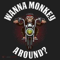 Monkey Motorcycle Hat thumb 2