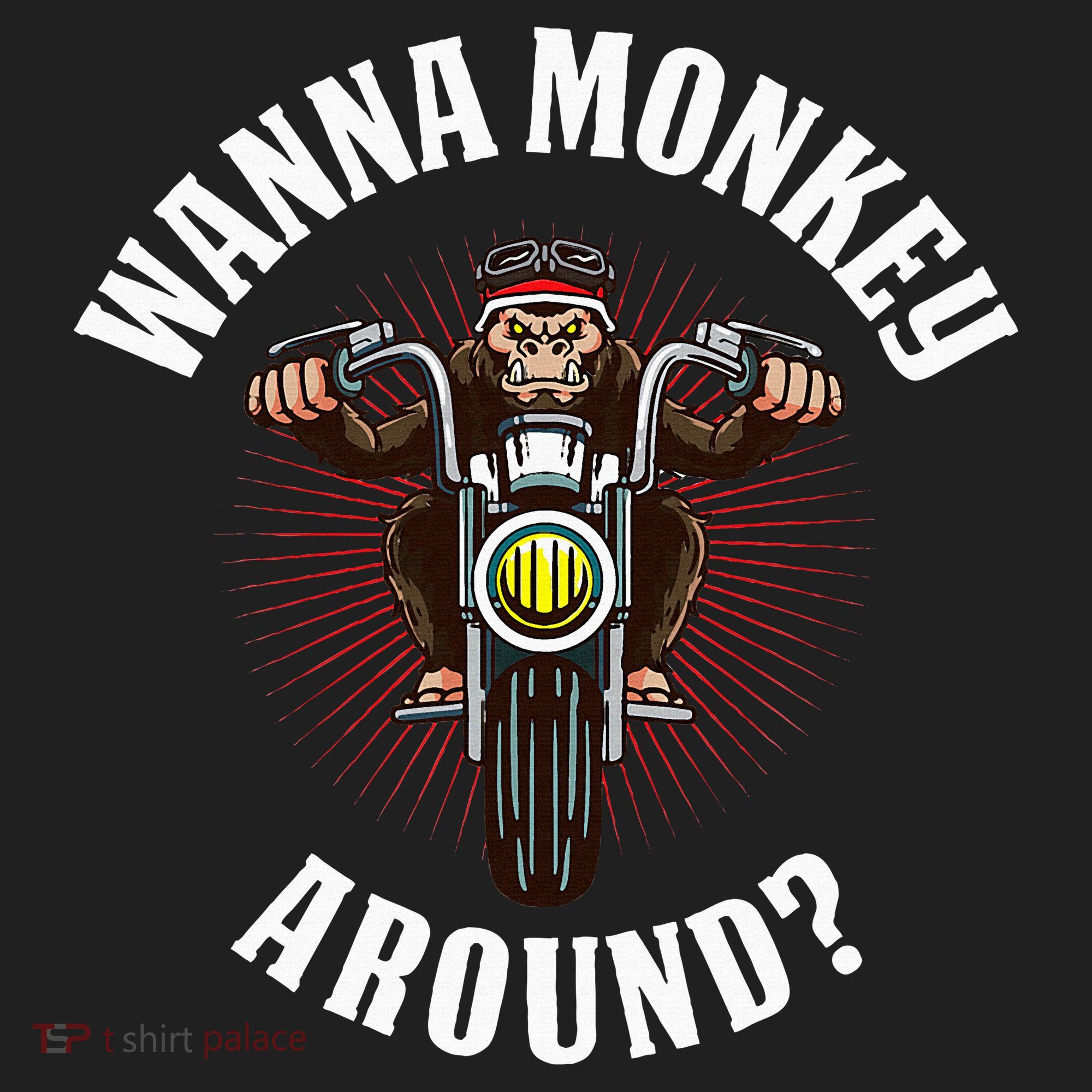 Monkey Motorcycle Hat