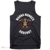 Monkey Motorcycle Tank Top thumb 0