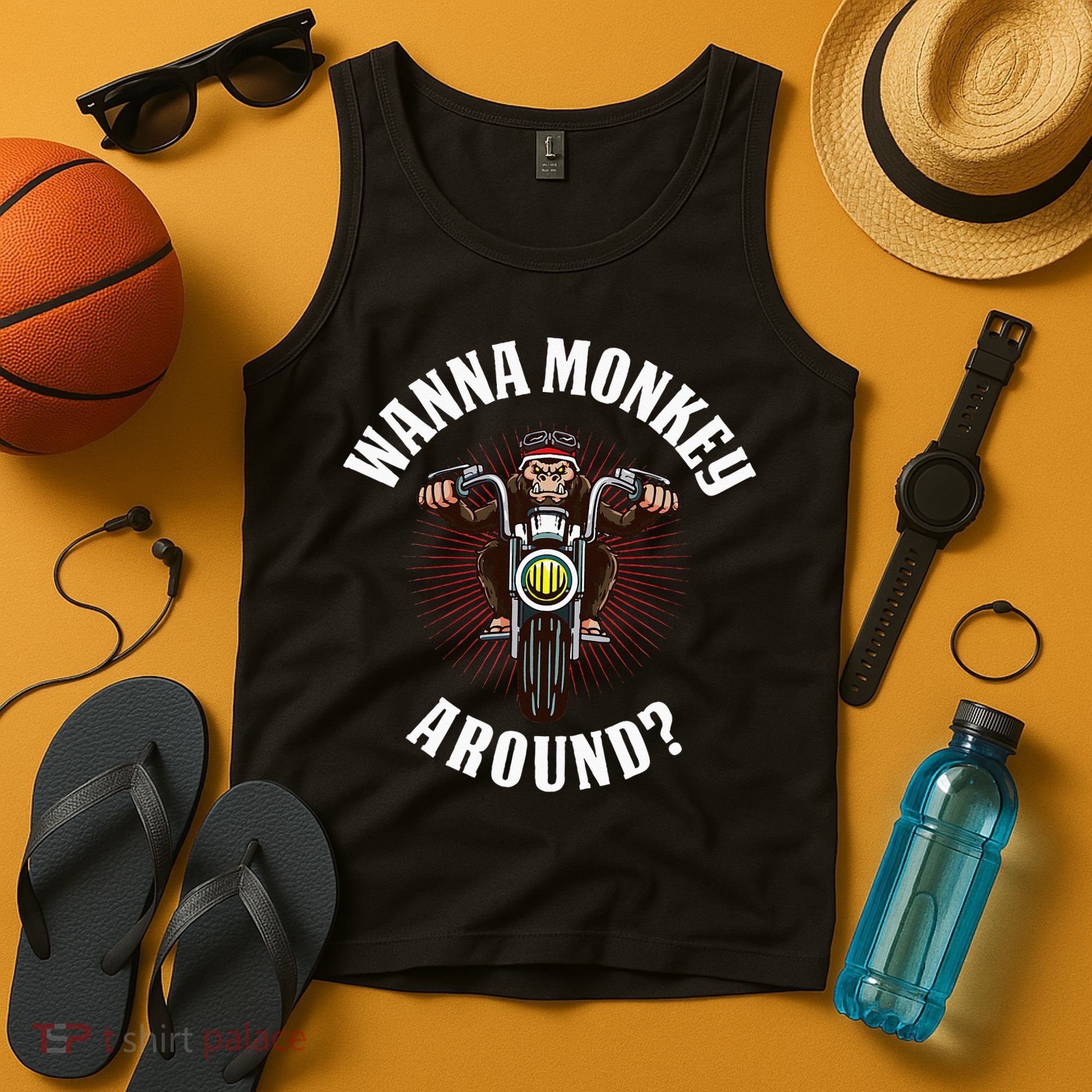 Monkey Motorcycle Tank Top