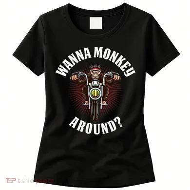 Monkey Motorcycle Women's T-Shirt
