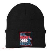 Ma Mama Mom Bruh Baseball Loud And Proud All Day Every Day Gift Beanie thumb 0