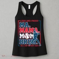 Ma Mama Mom Bruh Baseball Loud And Proud All Day Every Day Gift Women's Tank Top thumb 3