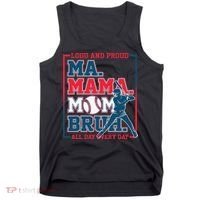 Ma Mama Mom Bruh Baseball Loud And Proud All Day Every Day Gift Tank Top thumb 0