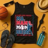 Ma Mama Mom Bruh Baseball Loud And Proud All Day Every Day Gift Tank Top thumb 4