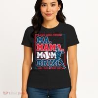 Ma Mama Mom Bruh Baseball Loud And Proud All Day Every Day Gift Women's T-Shirt thumb 4