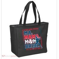 Ma Mama Mom Bruh Baseball Loud And Proud All Day Every Day Gift Tote Bag thumb 2