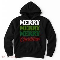 Merry Merry Merry Christmas Hoodie thumb 0
