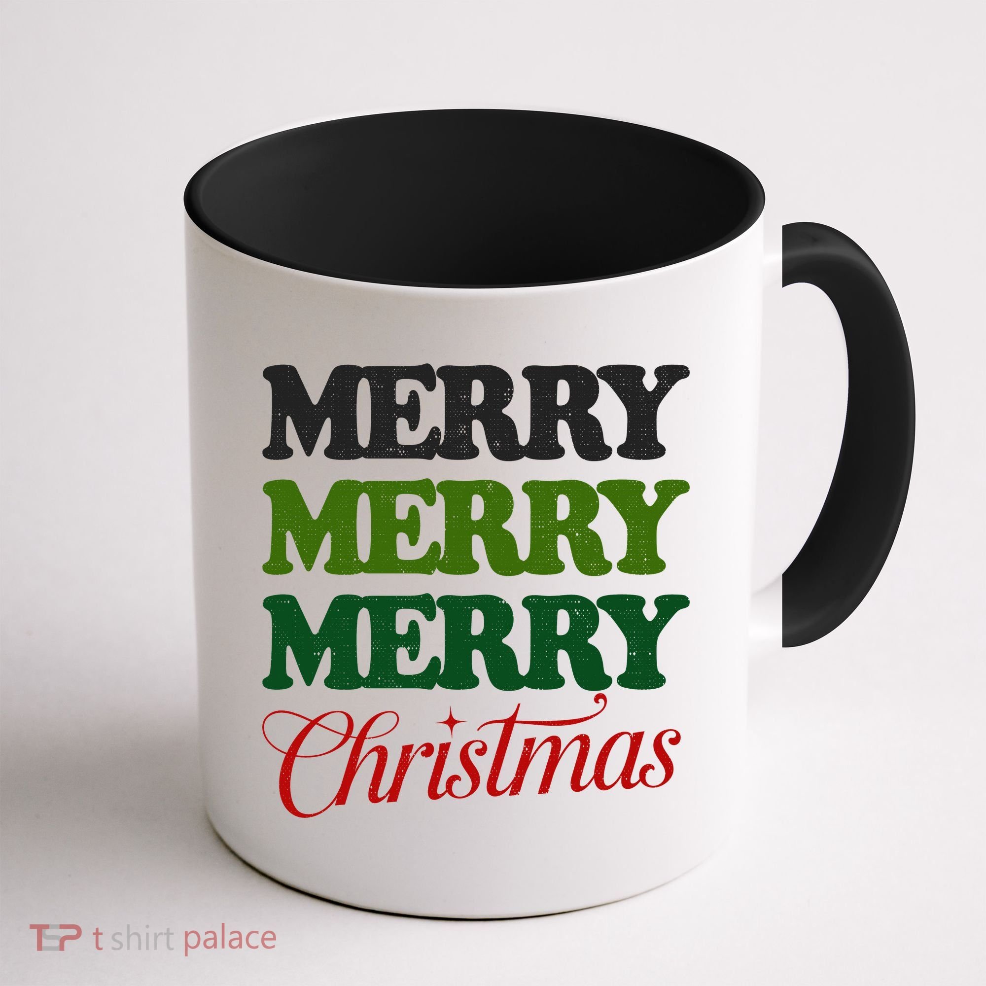 Merry Merry Merry Christmas Coffee Mug