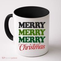 Merry Merry Merry Christmas Coffee Mug thumb 0