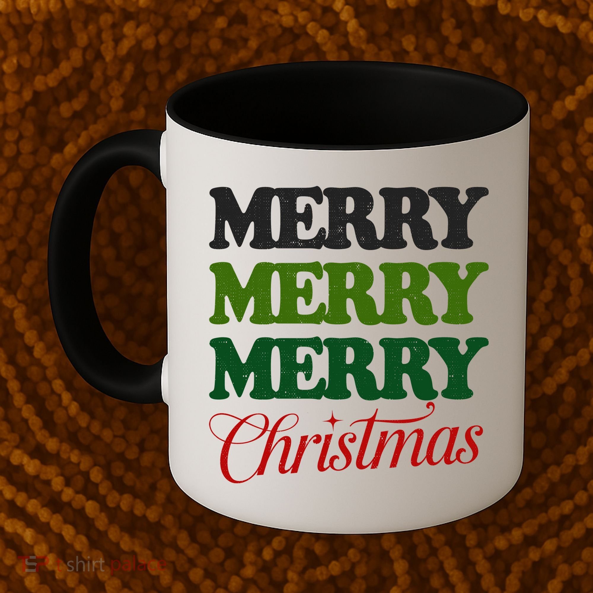 Merry Merry Merry Christmas Coffee Mug