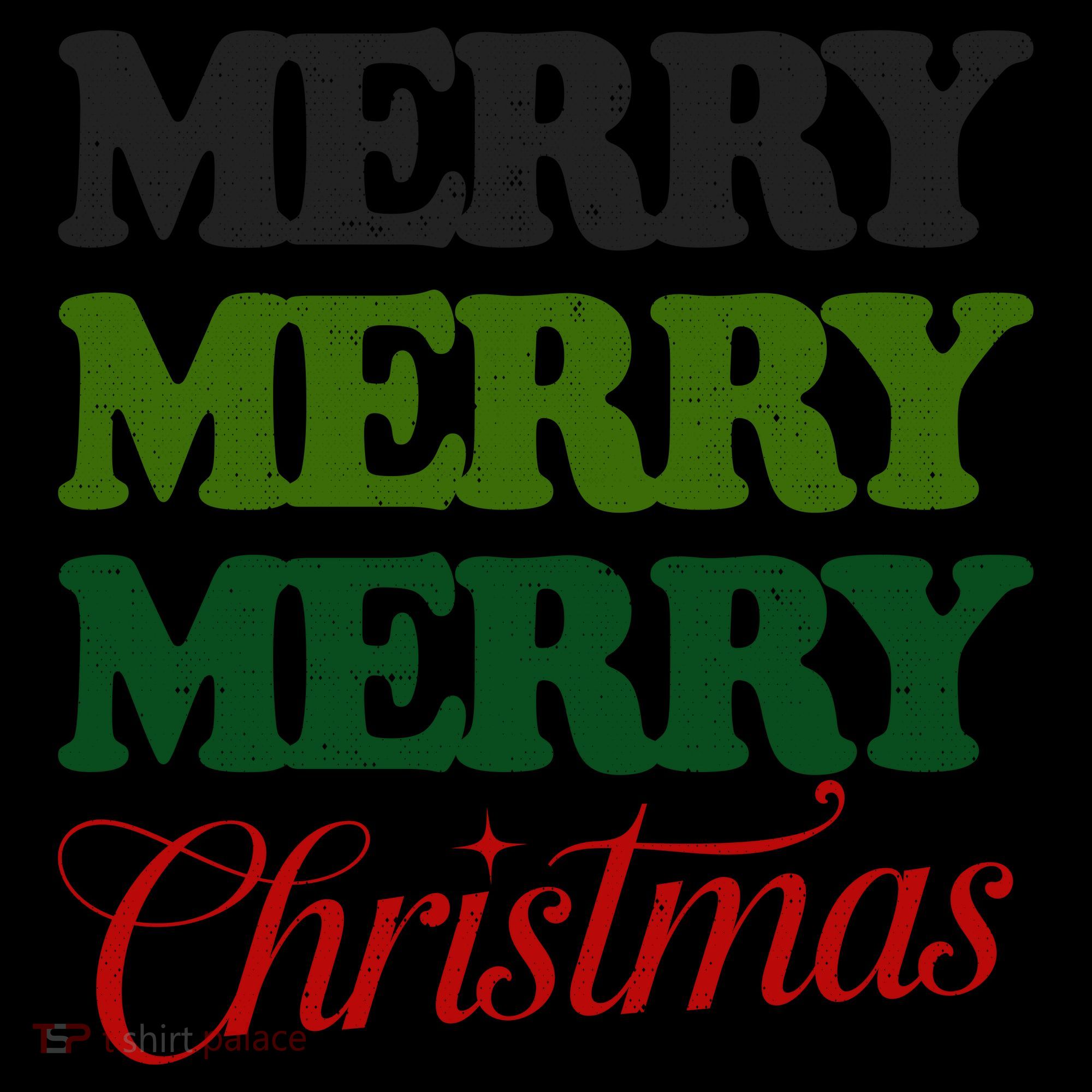 Merry Merry Merry Christmas Coffee Mug