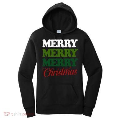 Merry Merry Merry Christmas Women's Hoodie