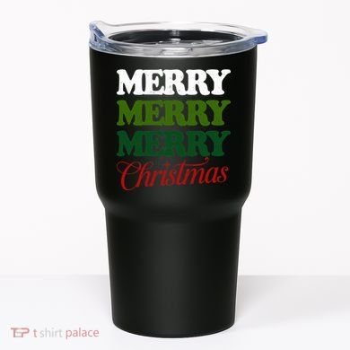 Merry Merry Merry Christmas Tumbler