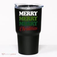 Merry Merry Merry Christmas Tumbler thumb 0