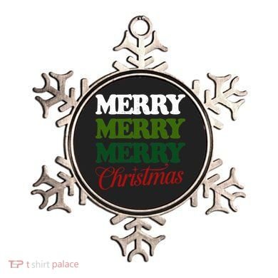 Merry Merry Merry Christmas Ornament