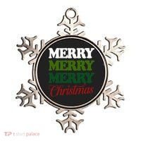 Merry Merry Merry Christmas Ornament thumb 0
