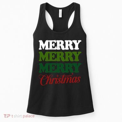 Merry Merry Merry Christmas Women's Tank Top