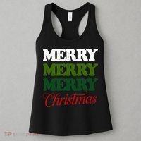 Merry Merry Merry Christmas Women's Tank Top thumb 3