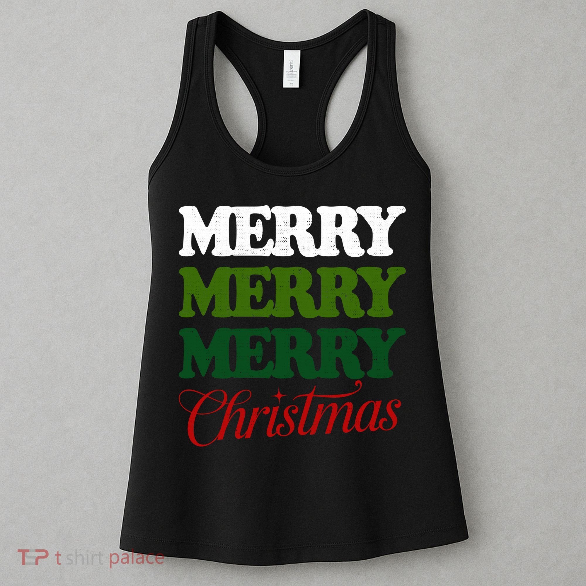 Merry Merry Merry Christmas Women's Tank Top