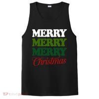 Merry Merry Merry Christmas PosiCharge Competitor Tank thumb 0