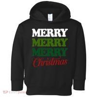 Merry Merry Merry Christmas Toddler Hoodie thumb 0