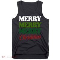 Merry Merry Merry Christmas Tank Top thumb 0