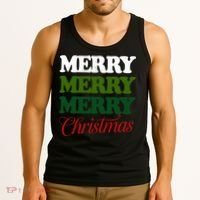 Merry Merry Merry Christmas Tank Top thumb 3
