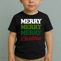 Merry Merry Merry Christmas Toddler T-Shirt thumb 2